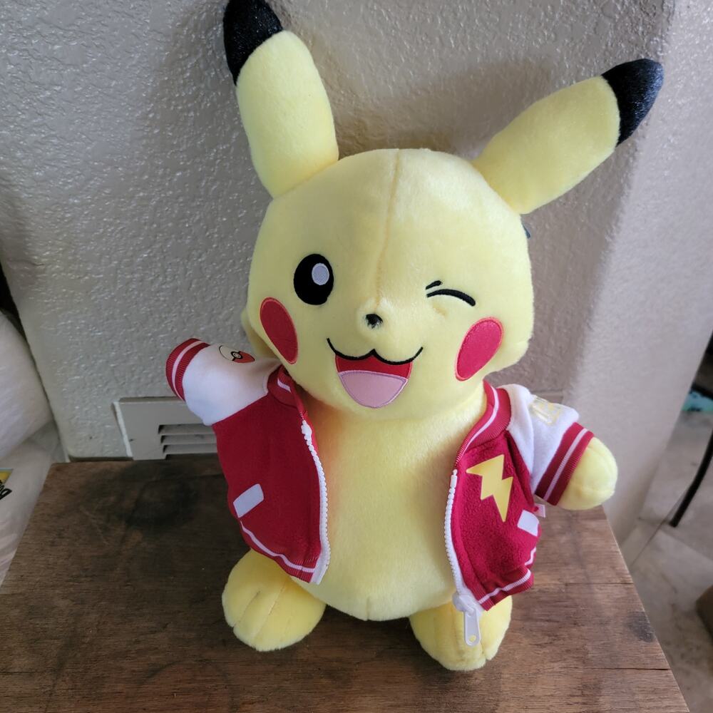 Build-A-Bear Pokémon Pikachu 25th Anniversary Plush Limited Edition w/ Jacket